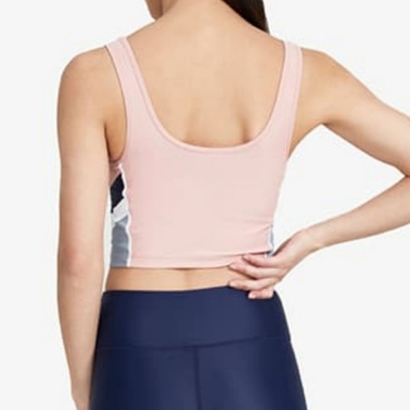 New P.E Nation Flex It Pink Pale Sports Bra Tank Top New With Tag Size Medium - Picture 6 of 16